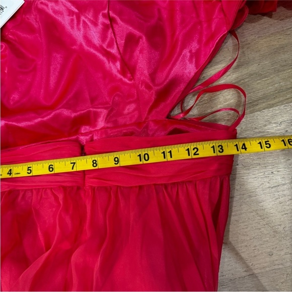 Mac Duggal riffles one shoulder asymmetrical gown NEW - Picture 6 of 6